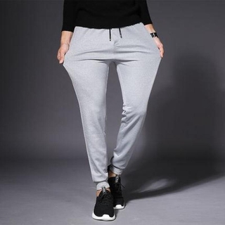 [m-5xl]pantalones casuales para hombre, cintura elástica, tallas grandes, todos los partidos