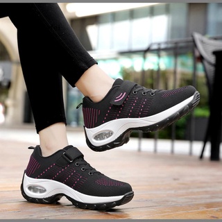 [kacofei] zapatos de caminar para mujer con cordones de moda casual de malla transpirable zapatillas de deporte señoras nurs