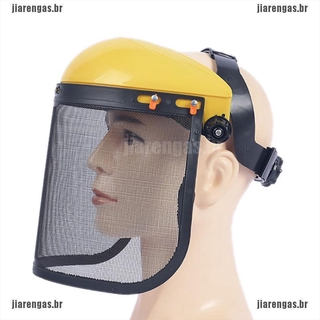 [Jia] sombrero De seguridad Para jardín/cortador De hierba con protección Contra el rostro completo (8)