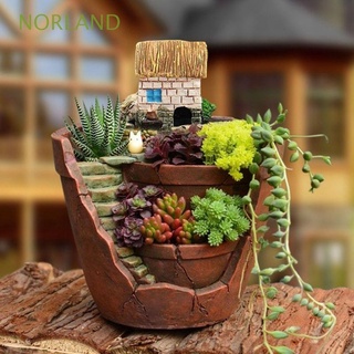 NORLAND 9X12cm Planter Bathromm Sky Garden Succulent Flower Basket Flower Pots Office 1pc Green Plants Home Decor House Bonsai Pot/Multicolor