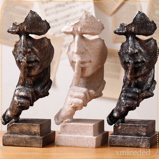 Collectable Resin Abstract Character Sculpture Figurine Desk Decorative Ornaments