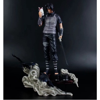Figura Naruto Uchiha Itachi. Anbe Akatsuki máscara estatua figura en caja