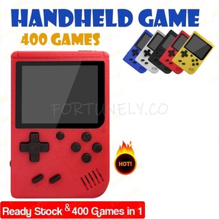 400 en 1 Retro consola de videojuegos portátil Mini reproductor de mano para niños regalo Fortunely.co