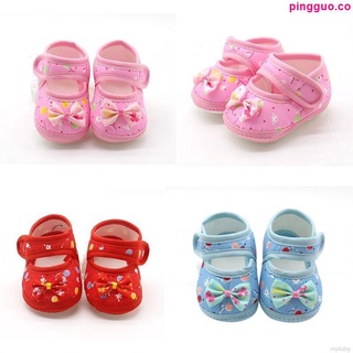 Mybaby zapatos de princesa con lazo de suela suave para recién nacidos DUDU