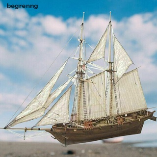 begrenng 1:100 halcón de madera barco de vela modelo de bricolaje kit de barco de montaje de la decoración de regalo co
