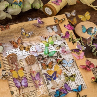 producción 8 diseños pegatinas de mariposa diy vintage mariposa coleccionista serie mano cuenta decoración material separado cinta larga tira transparente