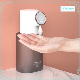 Automatic Alcohol Dispenser, Touchless Hand Sanitizer - Portable Induction Sterilizer Sprayer - 1000ml Tank Capacity - USB Rechargeable