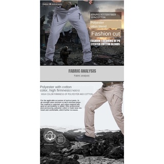 Pantalones Cargo de camuflaje para hombre, pantalón militar elástico con múltiples bolsillos, para correr al aire libre, táctico, talla grande 5XL (6)