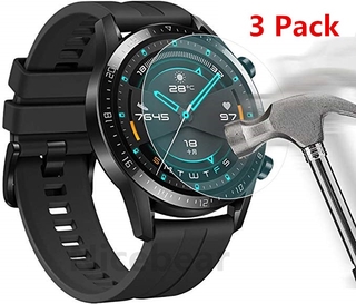 3Pack Para Huawei Watch GT 2 46/42 Mm Vidrio Templado Protector De Pantalla 9H Smartwatch (1)