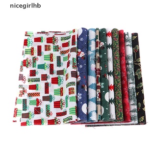 [i] 5/10 piezas de navidad diy tela de algodón paquetes de costura cuadrado patchwork precortado chatarra [caliente]