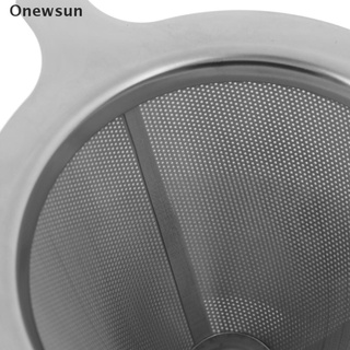 [Onewsun] Soporte de filtro de café reutilizable verter sobre cafés gotero malla filtro de té cesta venta caliente