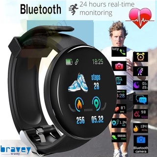 Reloj inteligente d18 reloj inteligente impermeable con Rastreador Fitness/Smartwatch con Bluetooth para hombre