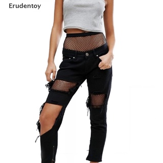 erudentoy sexy fishnet medias medias pantimedias pantalones de malla calcetines lencería negro *venta caliente