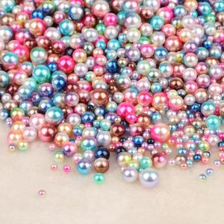 /4 Mm 8 mm 12 mm Color arco iris ABS imitación perlas de perlas/acrílico espaciador redondo suelto perlas/hecho a mano pulseras collar pendientes proveedor/resultados joyería DIY fabricación accesorios (2)