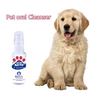 Ambientador para mascotas Spray limpiador de dientes de perro gato cuidado Oral saludable