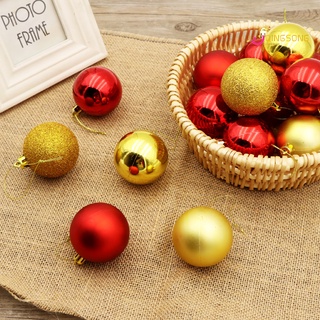 qingsong bolas brillantes bolas de árbol de navidad adorno de fiesta de navidad decoración colgante (8)