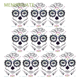 MENIPRIVATE Wide Use Face Sticker Long Lasting Halloween Decoration Tattoo Stickers Water Transfer Printing Temporary Easy to Clean Masquerade Party Accessories Cosplay Props