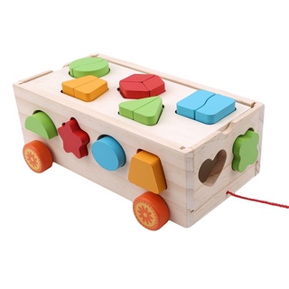 Juguetes educativos de geometría de madera para aprendizaje temprano/juguetes educativos para niños (5)