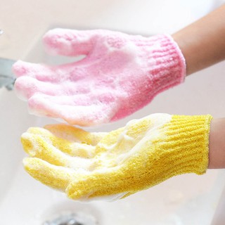 1*amarillo hower guante de baño exfoliante lavado kin pa masaje crub cuerpo wvt5 eja (1)