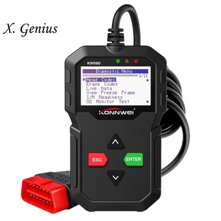 Konnwei KW590 OBD herramienta de diagnóstico lector de código de coche escáner automotriz XGMY
