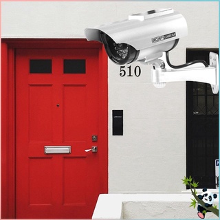 YZ-3302 con energía Solar maniquí CCTV vigilancia de seguridad impermeable falsa cámara intermitente luz LED roja Video antirrobo cámara
