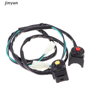 jinyun Universal Motorcycle Kill Switch Red Push Button Horn Starter Dirt Bike ATV UTV .