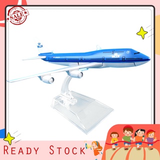 [sabaya] 1/400 16 cm diecast air klm plano 747 avión modelo regalo decoración de escritorio