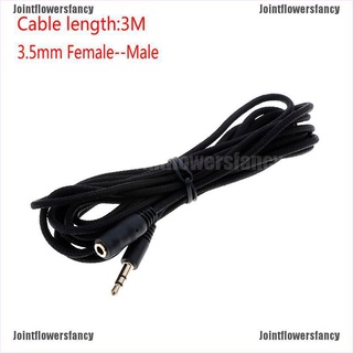 Jointflowersfancy 3,5 mm hembra - macho aux estéreo audio auriculares cable de extensión de cable de cable CBG