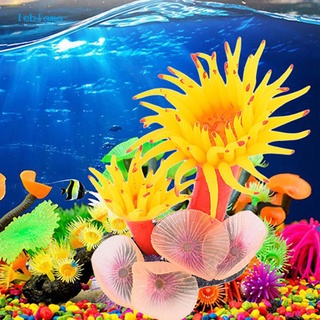 leblama acuario artificial falso coral agua flor resina artesanía tanque de peces decoración