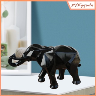 artesanía moderna de resina abstracta elefante estatua escultura arte adorno creativo sala de estar vino gabinete decoración casa oficina bar estante decoración