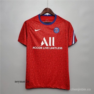 Jersey/camisa de fútbol 2020-21 PSG Paris rojo ropa de entrenamiento