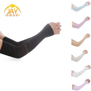 [en Stock] 1 pares de mangas de enfriamiento de brazo Uni brazo mangas de protección UV para hombres y mujeres, para correr, ciclismo, senderismo, Golf (negro) (1)