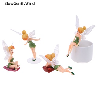 blowgentlywind 4 piezas de hadas miniatura estatuilla casa de muñecas decoración de jardín juguetes hermosos bgw