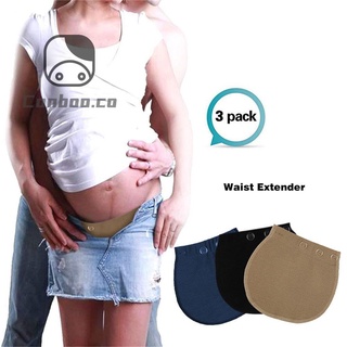 Conboo maternidad embarazo cintura cinturón ajustable elástico cintura extensor botón (4)