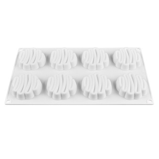 moldes de silicona de 8 cavidades para tartas mousse muffins moldes de pastelería diy bandeja para hornear