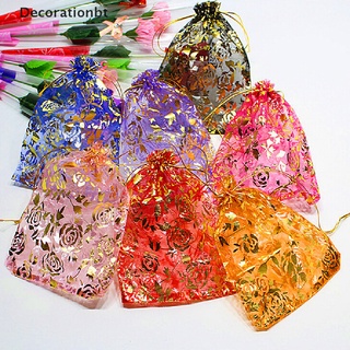 (decorationbt) 18*13cm 10pcs joyería bolsa de regalo bolsas de boda favores organza bolsas decoración en venta