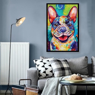 diy diamante pintura color cachorro completo taladro redondo diamante, pintura con diamantes arte decoración del hogar