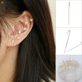 [COD] Fashion Ear Cuffs Crawler Hook Earrings Ear Wrap Climbers Earrings Women Jewelry