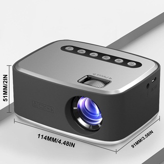 mini proyector led 320x240 pixels soporta audio usb compatible con hdmi 1080p (6)