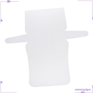 41x45.3cm alfombra en blanco de gancho de malla de lona diy bolsa de fabricación de tela de plástico materiales de trabajo a mano