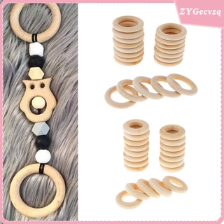 anillo de madera natural anillo adornos manualidades joyería diy fabricación accesorios (9)