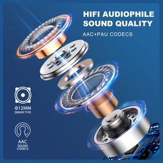 Auriculares Bluetooth inalámbricos 60ms baja latencia TWS Gamer Bluetooth auriculares micrófono Bass Audio posición de sonido PUBG auriculares my (5)