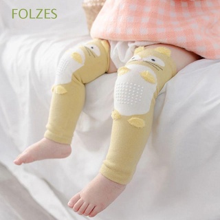 FOLZES Toddlers Baby Knee Pad Cute Knee Protector Infant Elbow Cushion Keep Warm Soft Thick Safety Crawling Kids 0-3 years baby Long Leg Warmer/Multicolor
