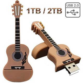 FFB √ Mini Memoria Flash USB 2.0 Con Forma De Guitarra 1/2TB/Disco U/Almacenamiento De Datos