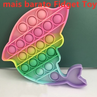 R $7.99 delfín [juguetes De dinosaurios] Push Pop It Popet juguete educación Sensores De juguetes Para niños