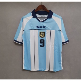2000 Argentina Home Retro camiseta de fútbol (1)