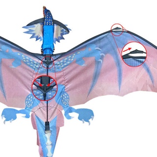 3D Dragon Kite Línea Única Con Cola Familia Deportes Al Aire Libre I3B5 Juguete Regalos Niños X2Y6