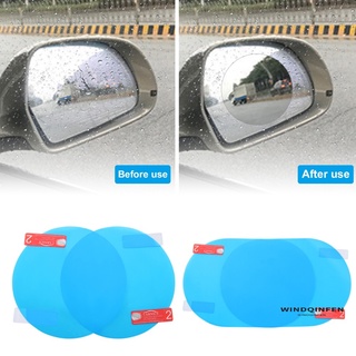 windqinfen 2pcs transparente impermeable anti niebla coche espejo retrovisor película protectora escudo de lluvia