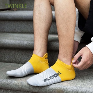 Twinkle calcetines cortos de verano absorbentes de sudoración desodorización boca poco profunda de nailon tobillo calcetines de los hombres Hosiery/Multicolor