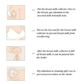 2PCS nueva almohadilla portátil Anti-desbordamiento de leche materna de alta calidad (6)